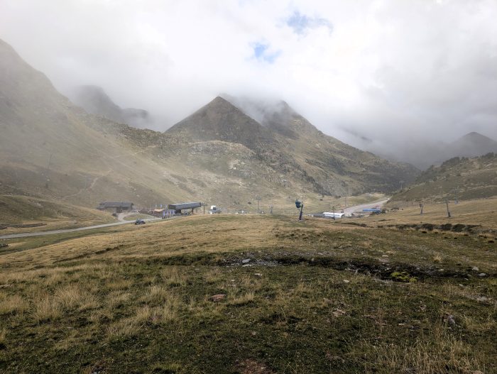 Arinsal skiing area in Andorra