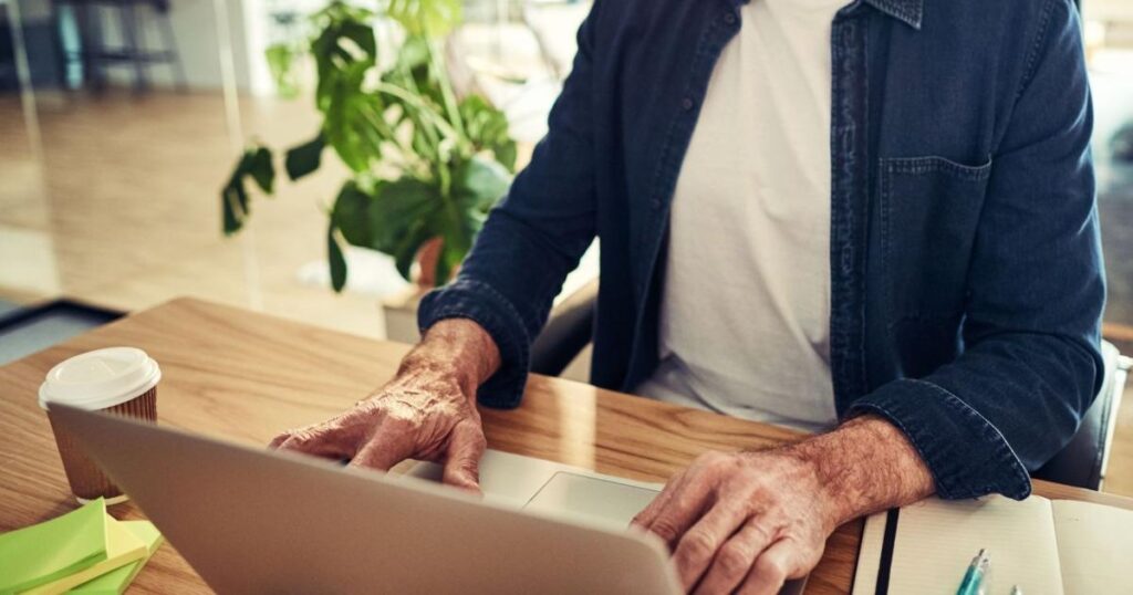 Two out of three 60-64 year olds are in employment
