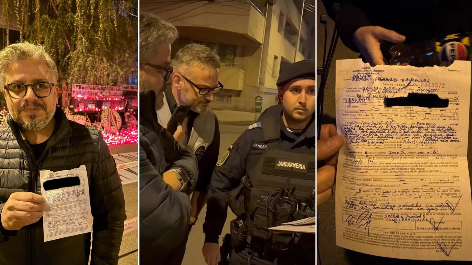BREAKING | The head of the Bucharest Gendarmerie, changed from his position, a few hours after the fine of 3,000 lei given, last night, at the commemoration of the victims Colectiv