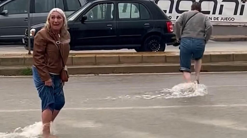 Brits fight over last supplies of alcohol in Spanish supermarkets amid 'extraordinary danger' as Storm Alice floods hit