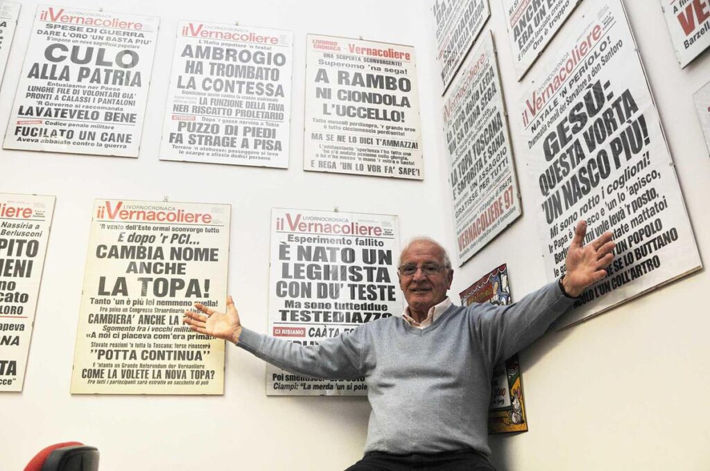 The Vernacoliere suspends publications. An era ends (for now). Mario Cardinali's farewell