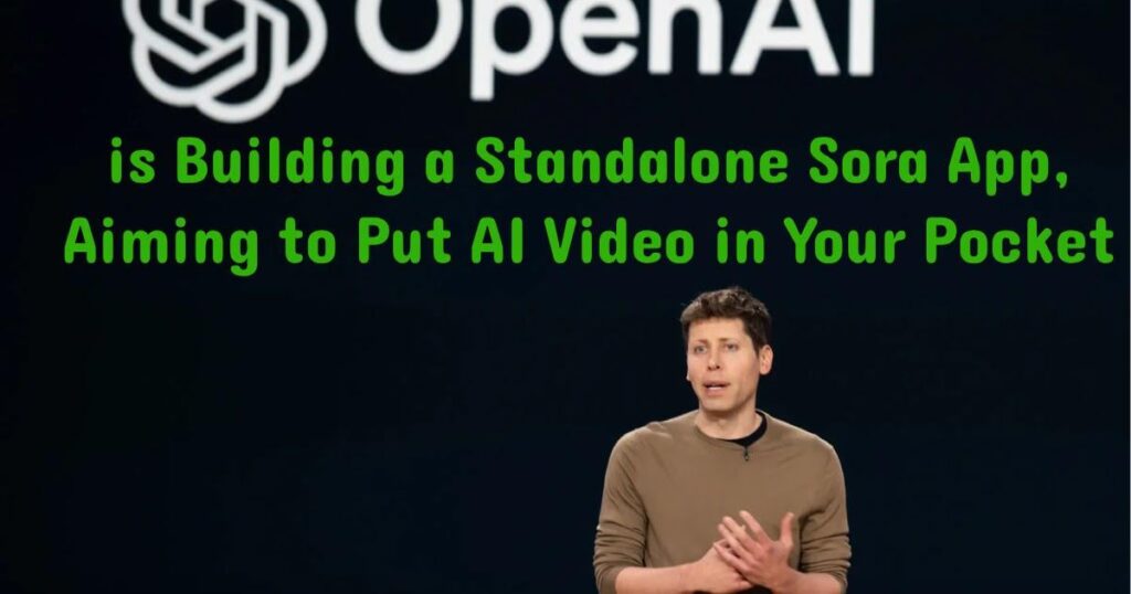 OpenAI is Building a Standalone Sora App, Aiming to Put AI Video in Your Pocket