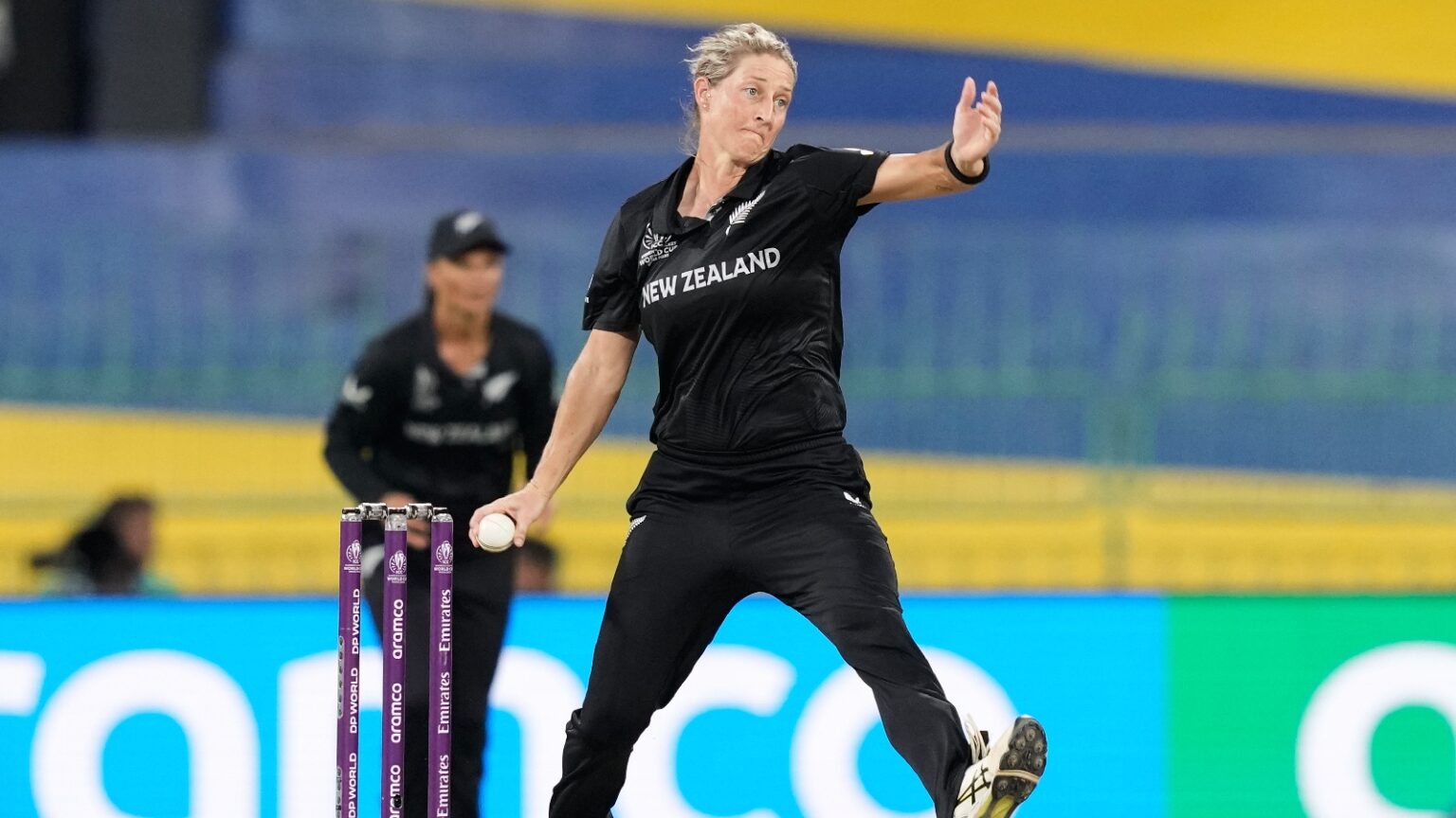 New Zealand skipper Sophie Devine in action during World Cup. (Photo: AP)