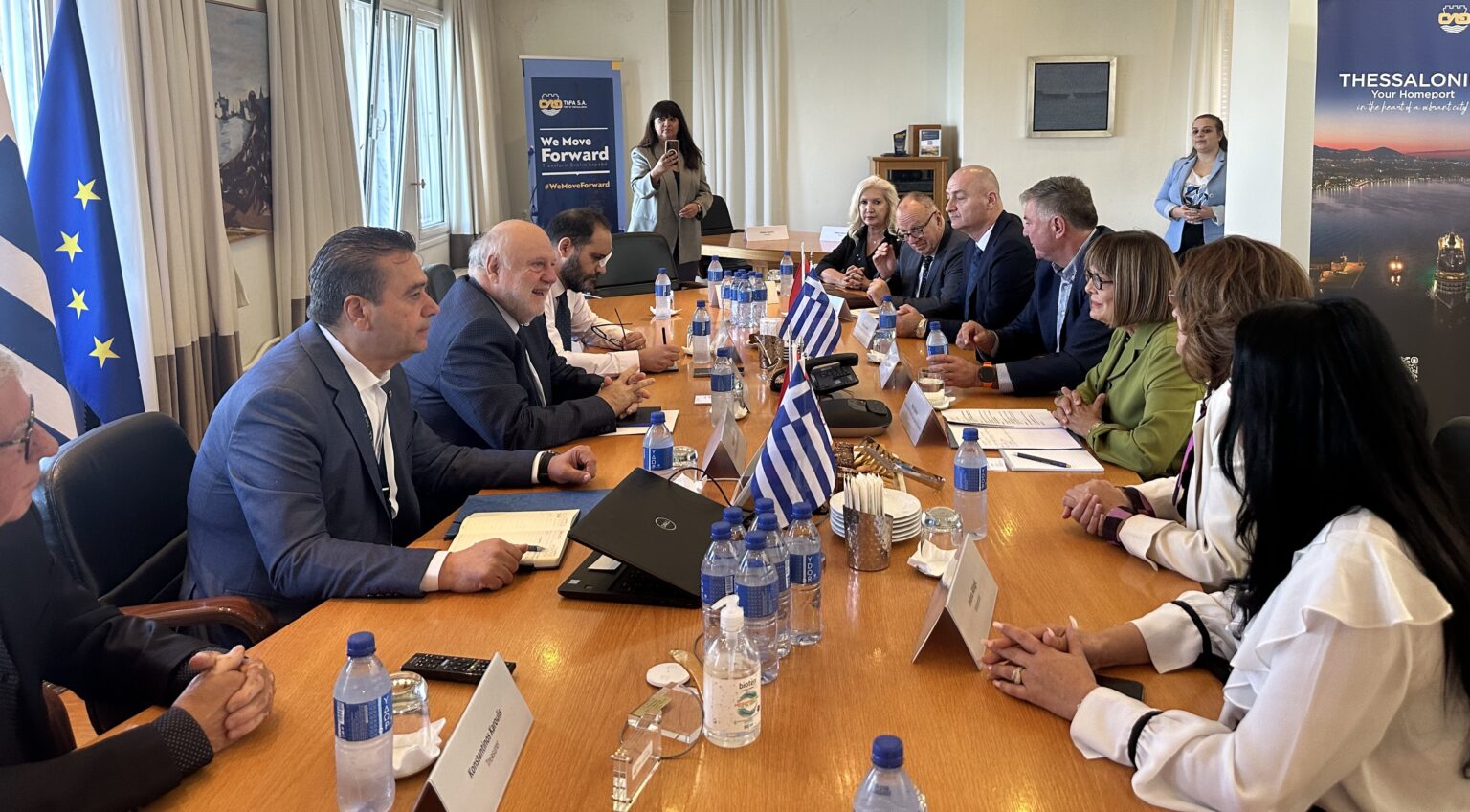 Greek-Serbian cooperation talks at ThPA S.A. Greek-Serbian cooperation talks at ThPA S.A.