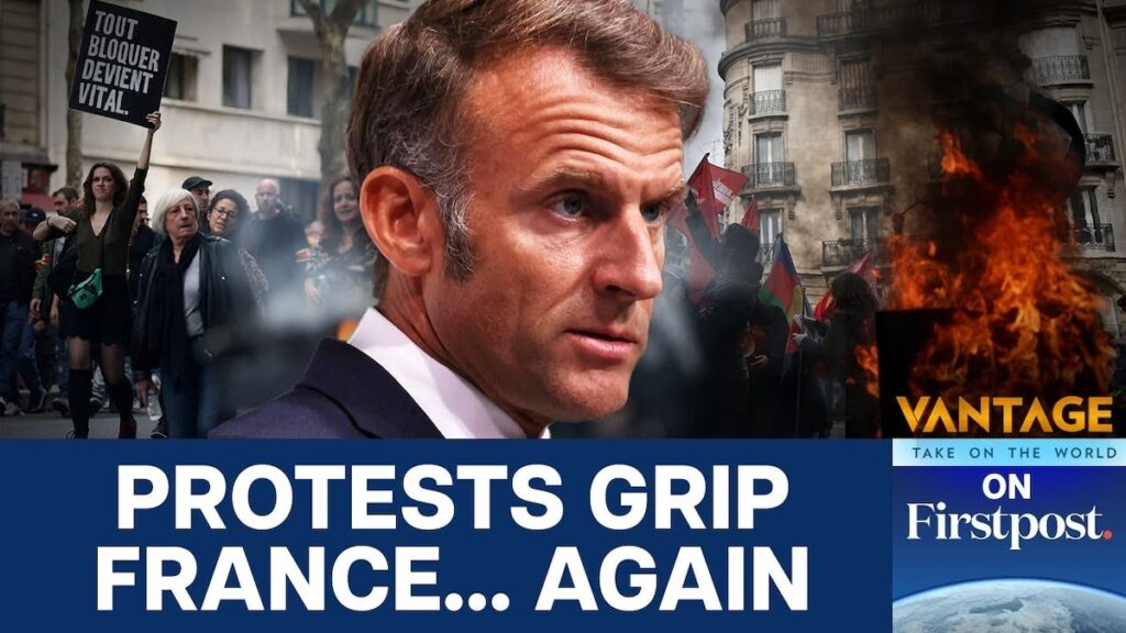 Mass protest again erupts in France as trade union strikes