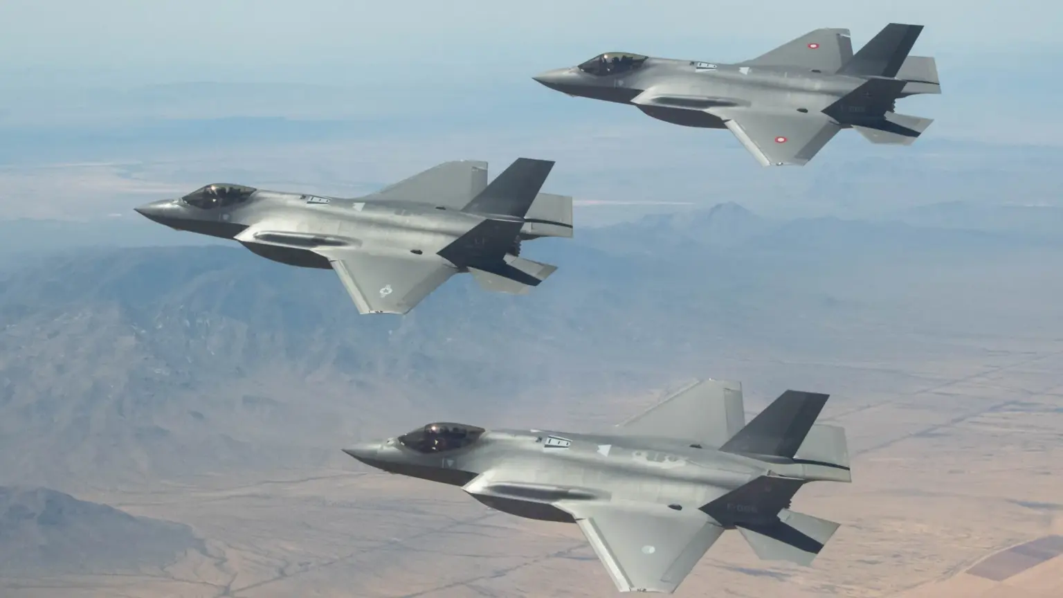 Denmark Flies Most Advanced Fighter Jets in the World to Netherland for First Time