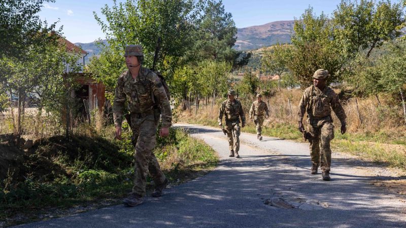 UK renews commitment to supporting Nato peacekeeping in Kosovo