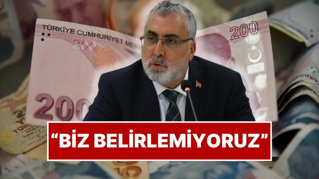 "As the government, we do not determine the minimum wage"