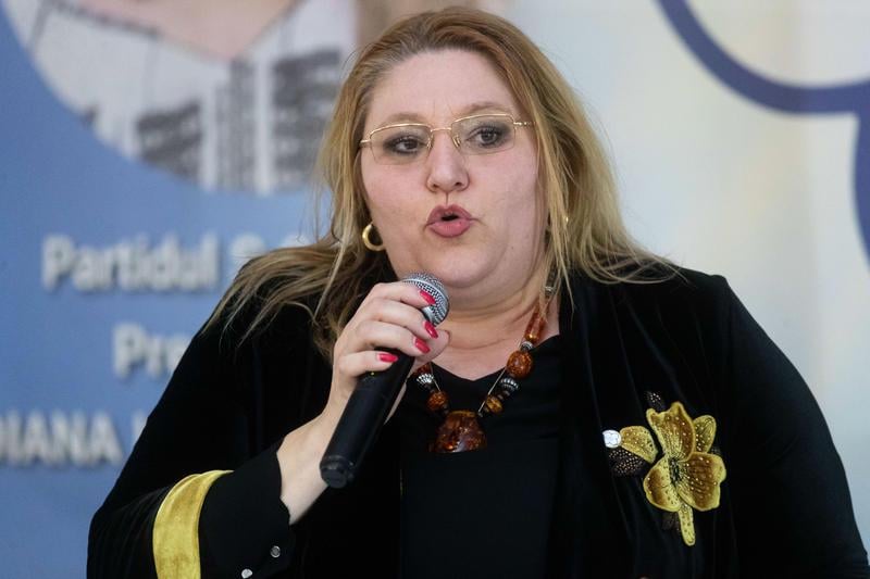 Diana Sosoacă, visiting Moscow. The MEP gave an interview to Russia Today, a station banned in the EU