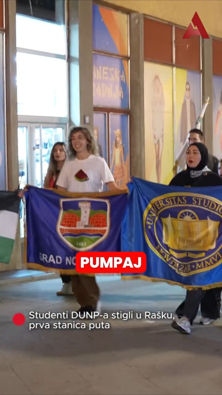 DUNP students arrived in Raška, the first stop on the way