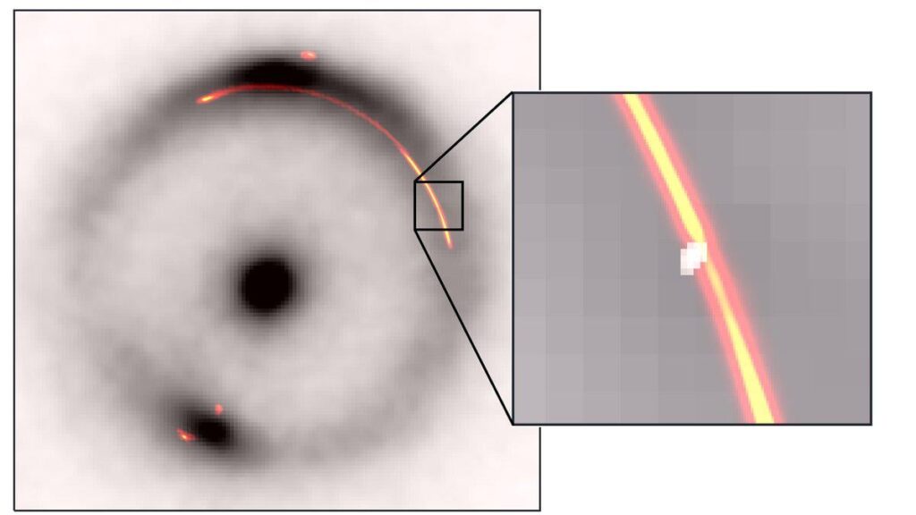 Astronomers 'image' a mysterious dark object in the distant Universe
