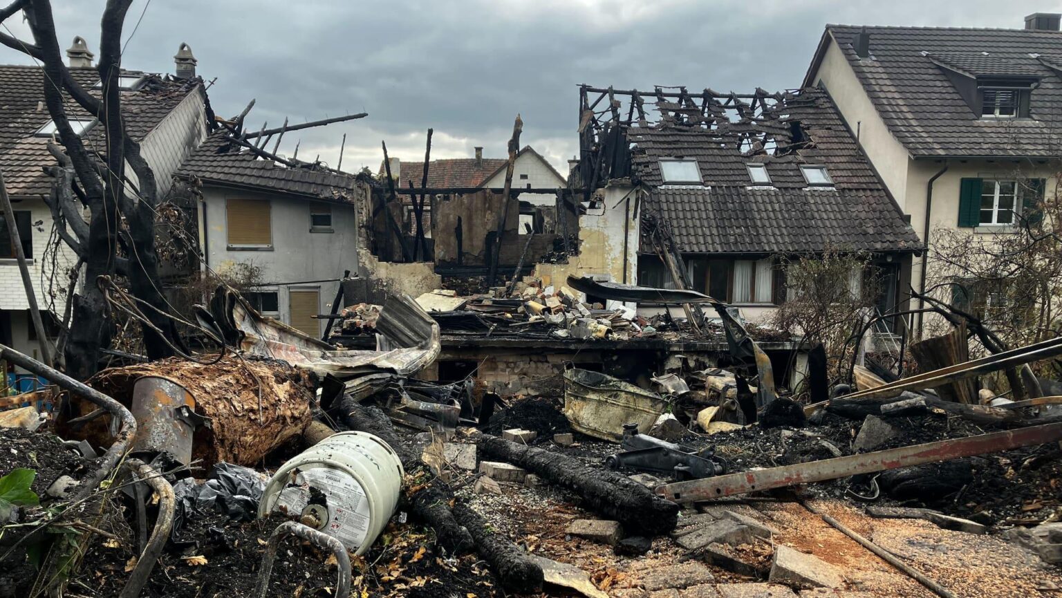 Fire in Hallau