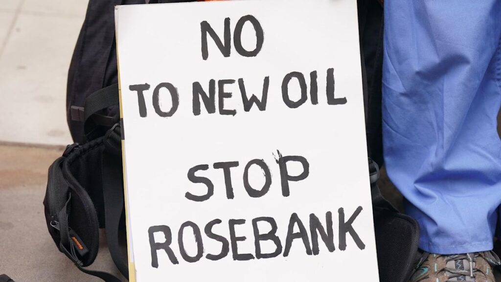 UK Government urged to ‘do the right thing’ and reject Rosebank development