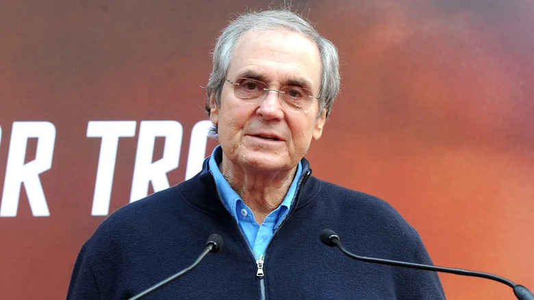 Rick Berman gives a speech at an event