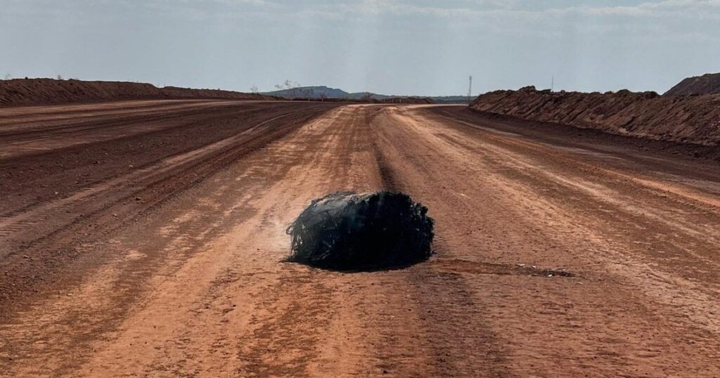 A large chunk of suspected space debris has been found in a remote part of the Australian desert, the country’s space agency confirms.