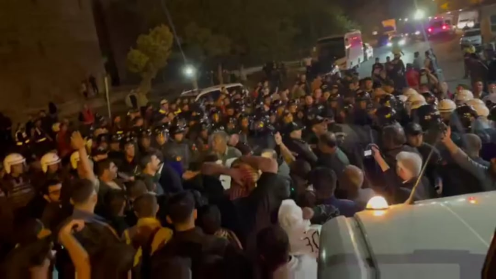 DEM Party member, "The enemy (police) says 'if you are not going to walk, do it here'. We will go to those walls. Either you open that wall or we will bring that wall down on your heads" (plus PKK carcasses are our honor)