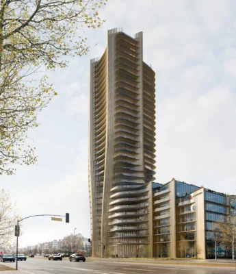 Alta Tower Belgrade Serbia bank building