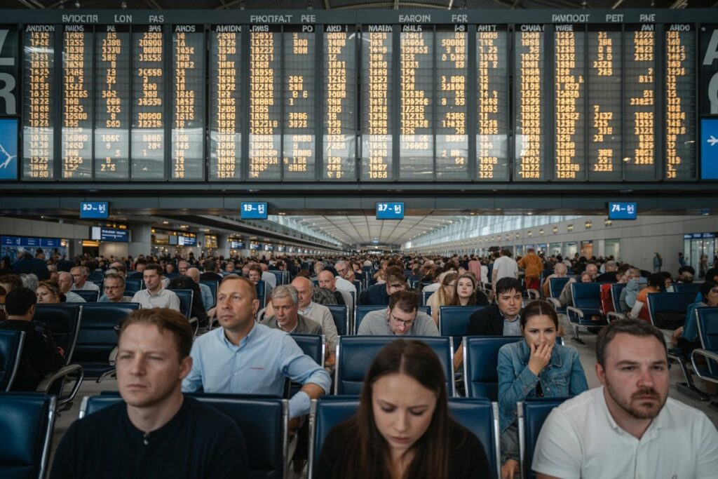 Thousands of travelers isolated as norwegian, klm, british, air france, lufthansa cancel 94 and delay 2182 flights, including norway, netherlands, uk, france, germany, affecting stockholm, amsterdam, london, munich, paris, and more