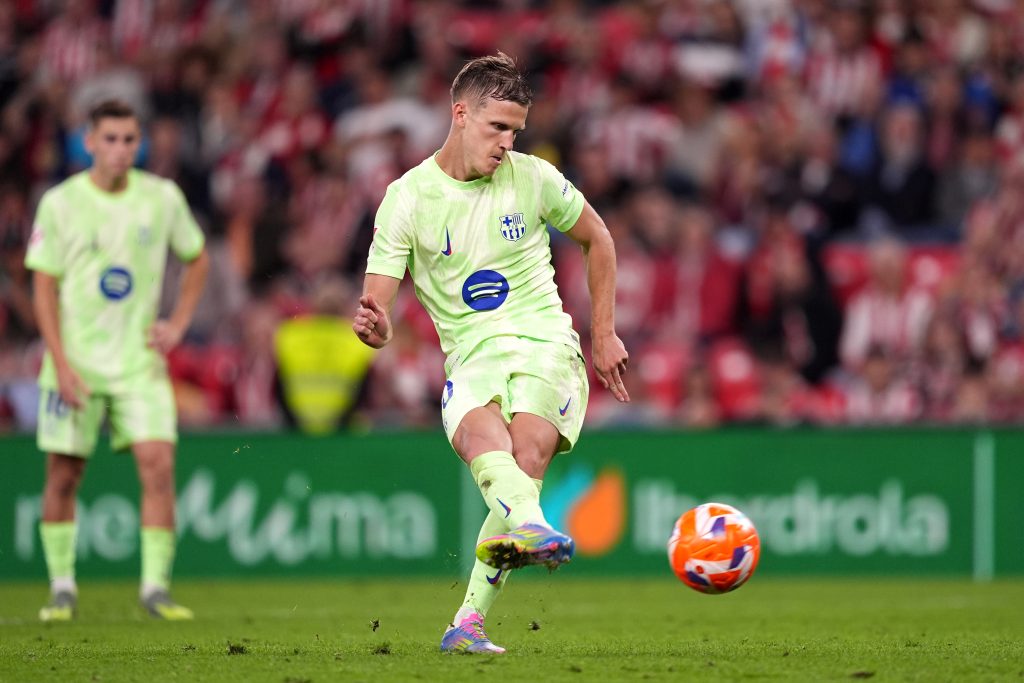 Dani Olmo of Barcelona