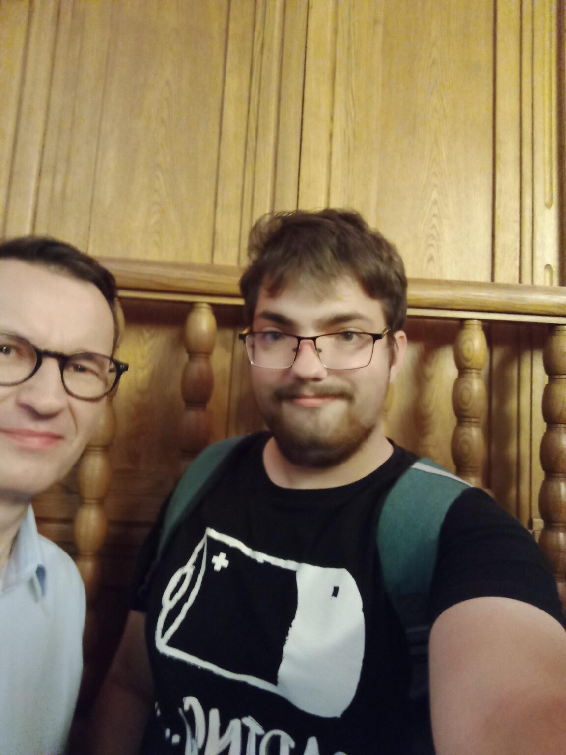 Throwback to when I was returning from the cinema with my friend and I bumped into Mateusz Morawiecki.