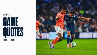 SKCvHOU Quotes: "It was a great stadium environment tonight and I thank the fans for coming out"