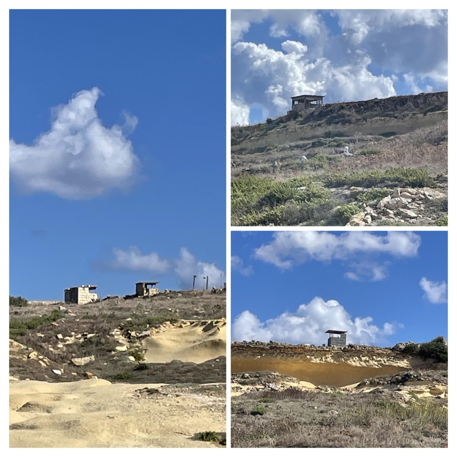 Buildings on the coast, question