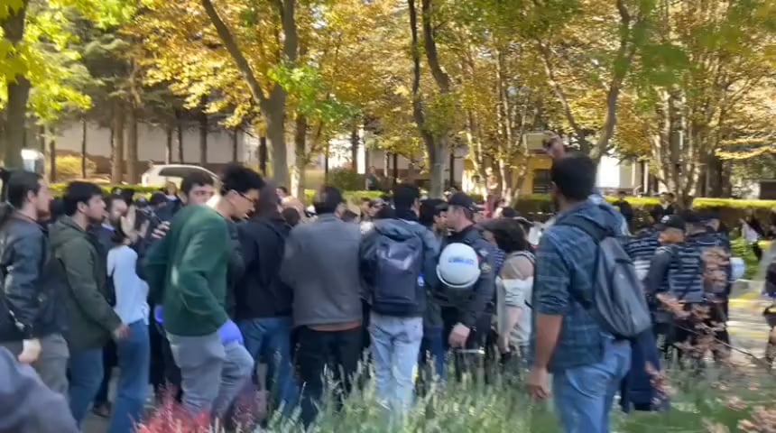 Police violence against students at Hacettepe University