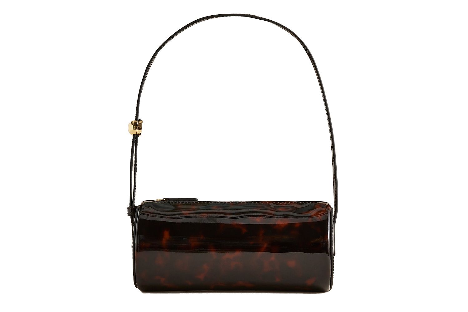 J.Crew Bordeaux bag in tortoise-print leather