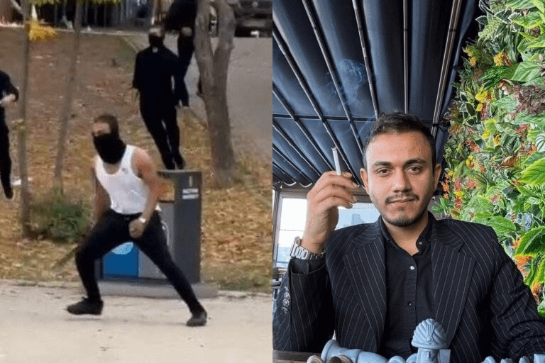 It turned out that the machete-wielding attacker wearing a white tank top was trying to open a stand with the METU Turcology Society and was affiliated with the Ülkü Ocakları.