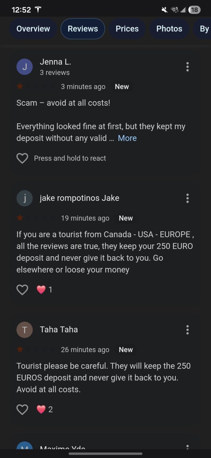 Mr Rental Ibiza - my journey with scammers