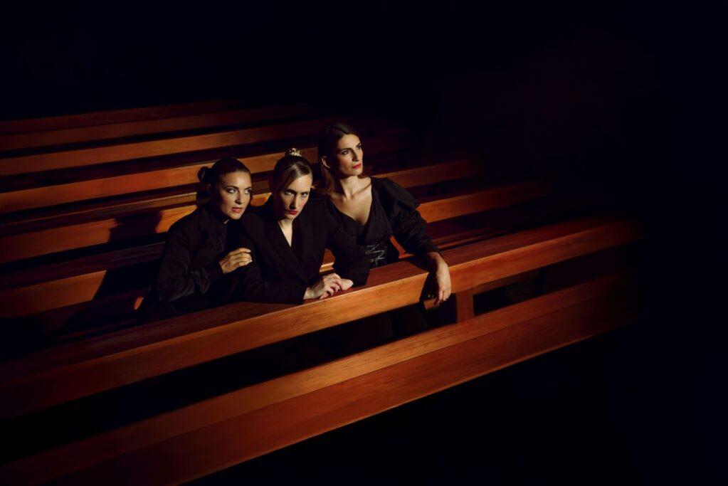 The cast of <em>Naħliflek</em>: (from left) Clare Agius, Kim Dalli and Sarah-Lee Zammit. Photo: Lorella Castillo