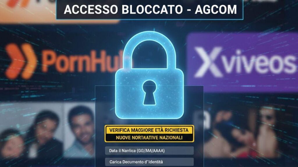 AgCom blocks free access to 48 porn sites: from 12 November an age certification system will be needed.