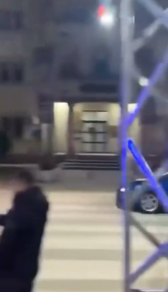Albanians in Bujanovac shot the gun in front of the police last night