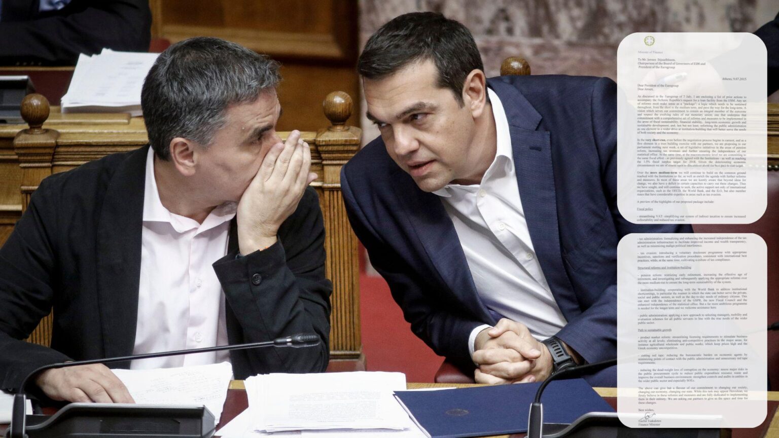 2015 revelation: Tsakalotos had given everything to lenders before the '17-hour Tsipras negotiation' - The shock letter of July 9 [Με την επιστολή του σπεύδει πριν καν η ελληνική Βουλή εγκρίνει οποιονδήποτε συμβιβασμό με τους δανειστές, να αποδεχθεί οτιδήποτε ζητούσαν.]