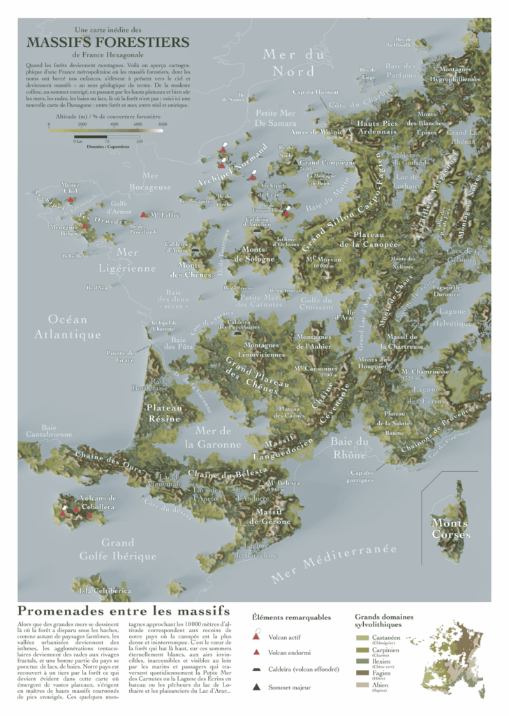 The France of the Forest Massifs [OC]
