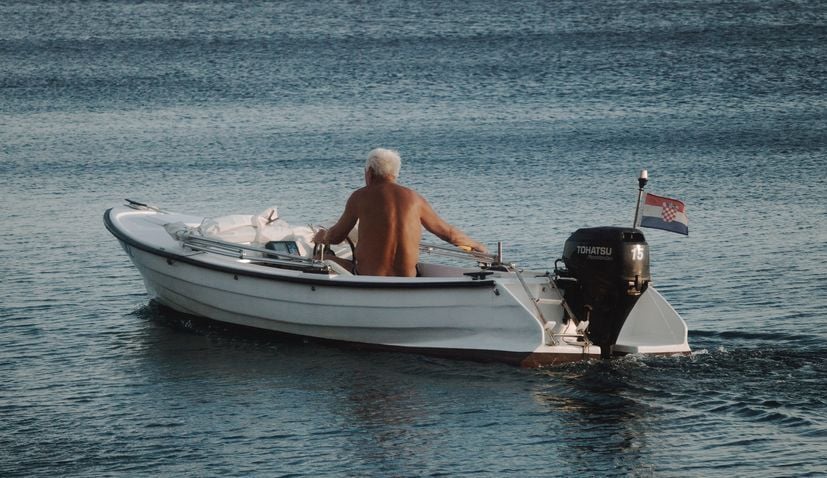 boat in Croatia 