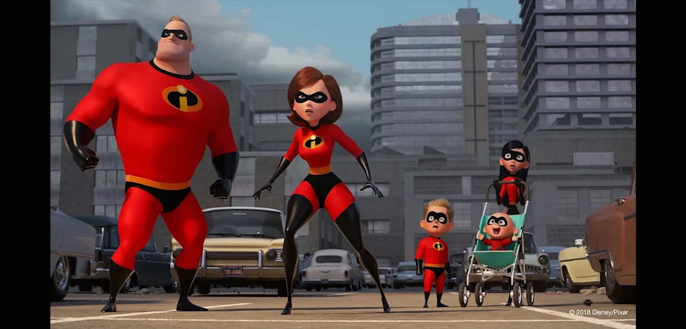 Incredibles 2 on Disney+