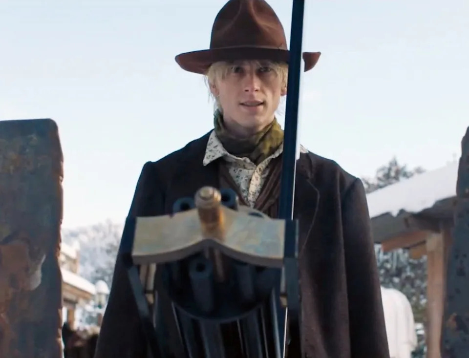 Machine Gun Kelly is wearing western-inspired clothing