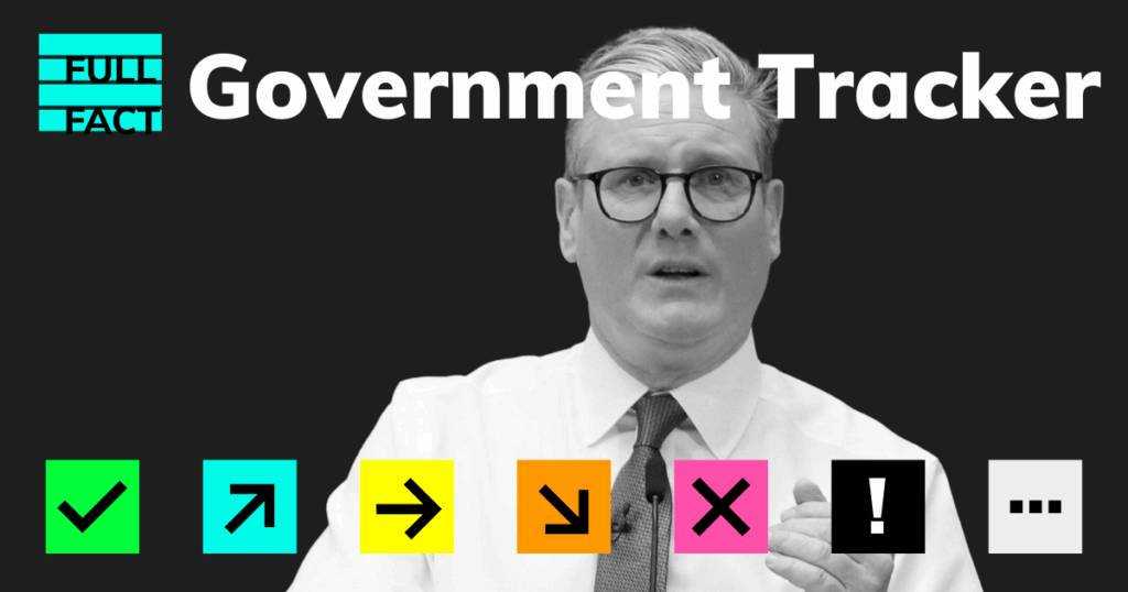 Full Fact - Government Tracker