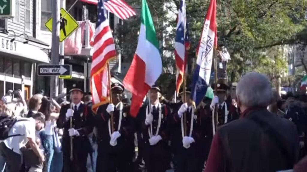 Cleveland's Columbus Day parade live in Little Italy neighborhood