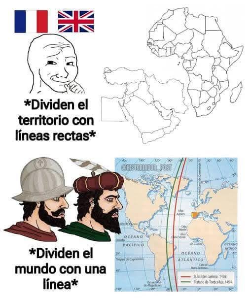 Divide the world with a line