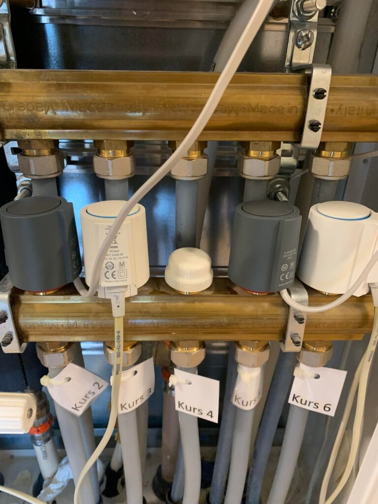 Reguleringsmotor problem in apartment heating