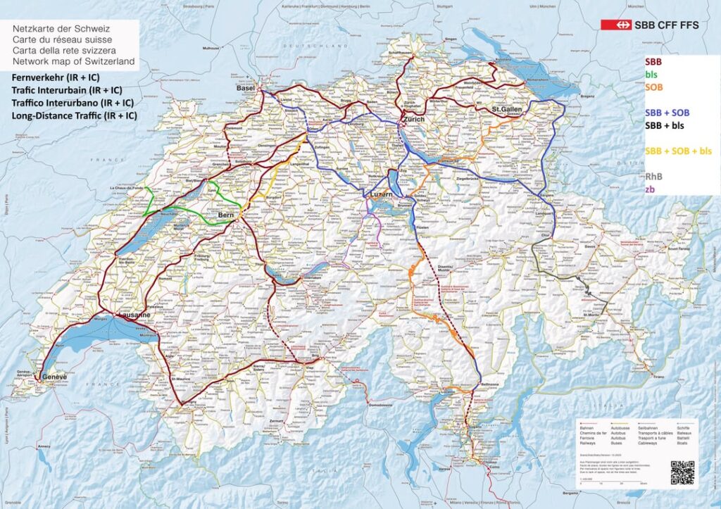Who runs (long distance traffic on) the tracks and who owns them v5.0.1
