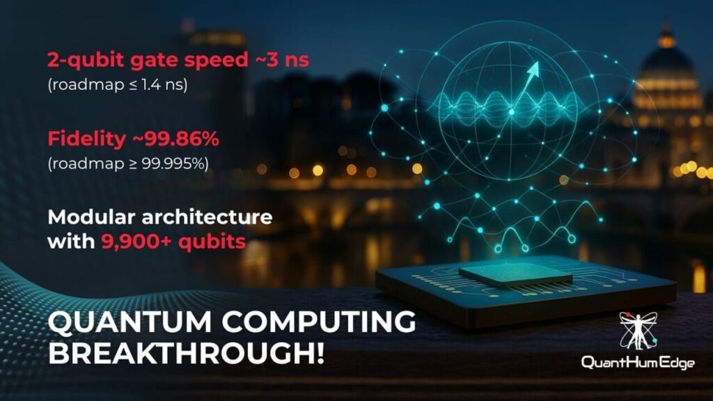 New record: the QuantHum Edge photonic quantum computer in Cisterna exceeds 9,900 qubits