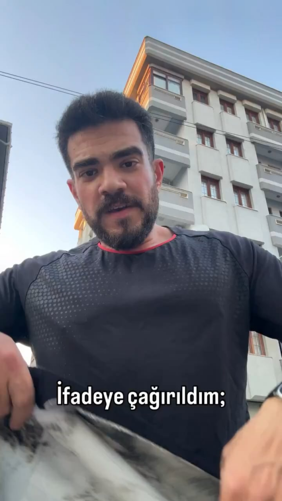 Muhammet Bahçecik, the owner of Yer6 YouTube channel, was called to testify because he laughed during the Diamond Tema-Asrın Tok debate.