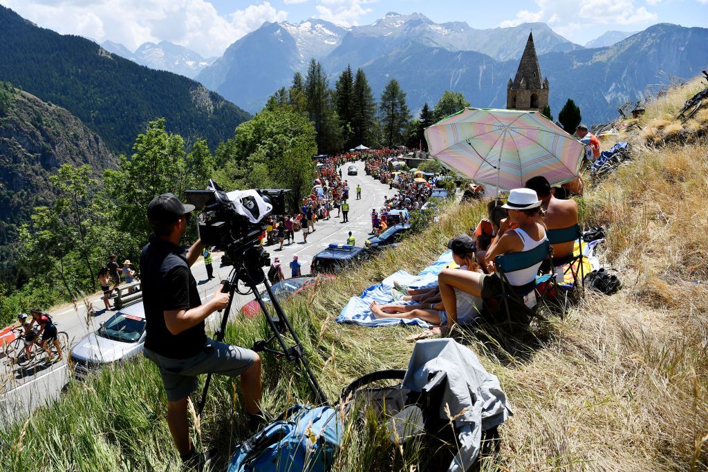 Tour de France 2026 route analysis – Stages where the race can be won or lost ALPE D'HUEZ, FRANCE - JULY 19: Fans and press media begin to gather a dutch corner / Alpe d'Huez (1850m) / Public / Fans / during the 105th Tour de France 2018, Stage 12 a 175,5km stage from Bourg-Saint-Maurice Les Arcs to Alpe d'Huez 1850m / TDF / on July 19, 2018 in Alpe d'Huez, France. (Photo by Justin Setterfield/Getty Images)