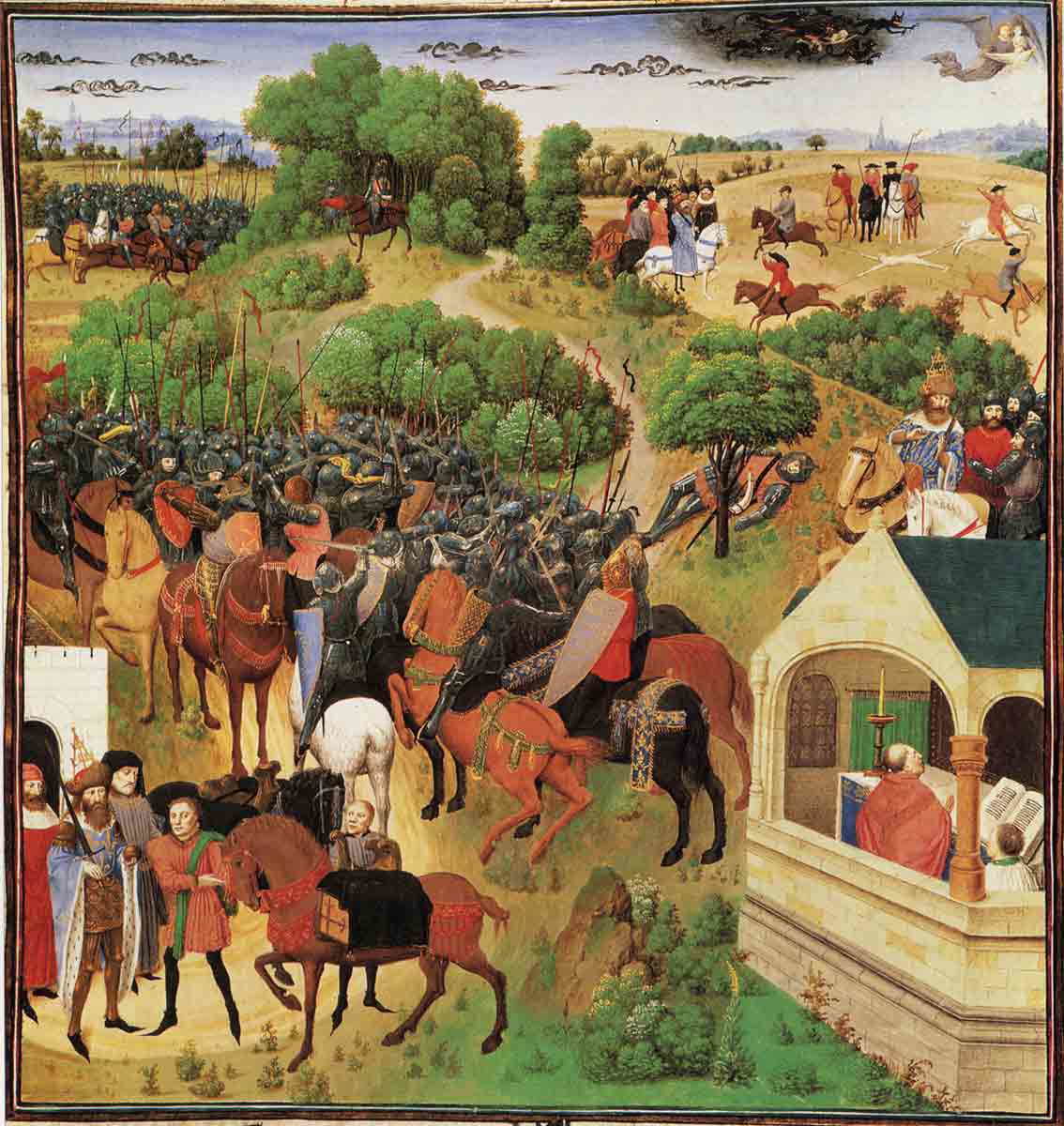 eight stages song roland simon marmion grandes chroniques france 15th century hermitage museum petersburg