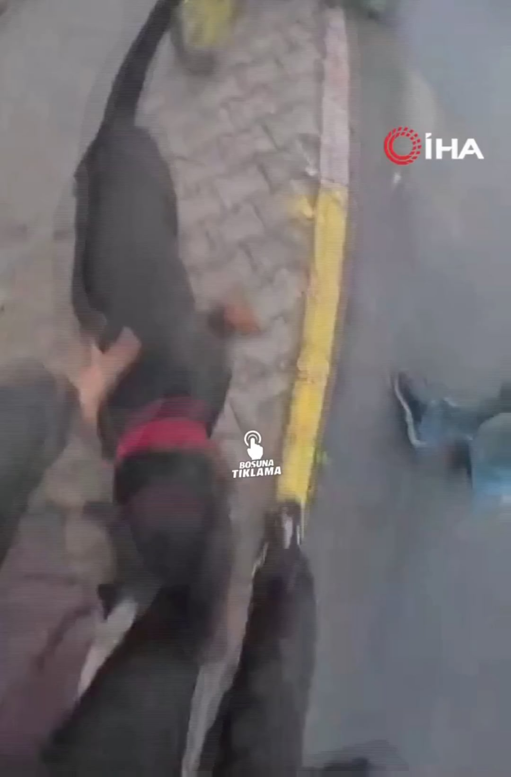 SENSITIVE | A Rottweiler dog, which was walked without a muzzle in Mersin, first attacked a woman and then a motorcycle courier.