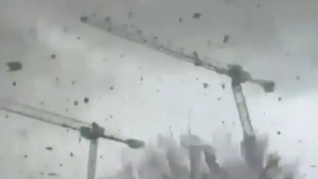 Rare tornado hits Paris, France, killing one and causing major structural damage ermont paris france tornado kills one injures 9 on october 20 2025