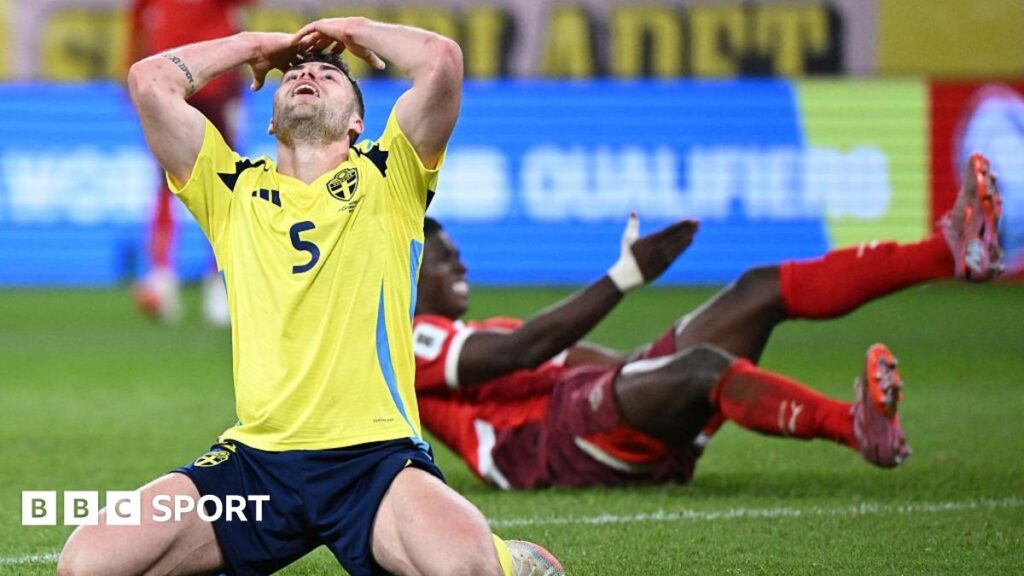 Sweden 0-2 Switzerland: Hosts' World Cup hopes dented in loss